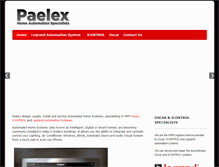 Tablet Screenshot of paelex.com.au